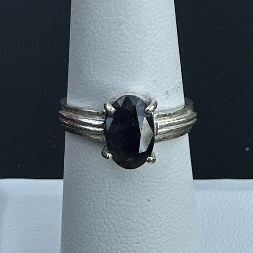 Natural beautiful Sapphire from Kashmir 13.20 Ct Ring Silver 925 - Picture 10 of 12